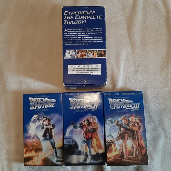Set Movies Back To The Future The Complete Trilogy Édition Special VHS - Picture 3 of 10